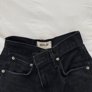 Agolde Charcoal Denim Pants